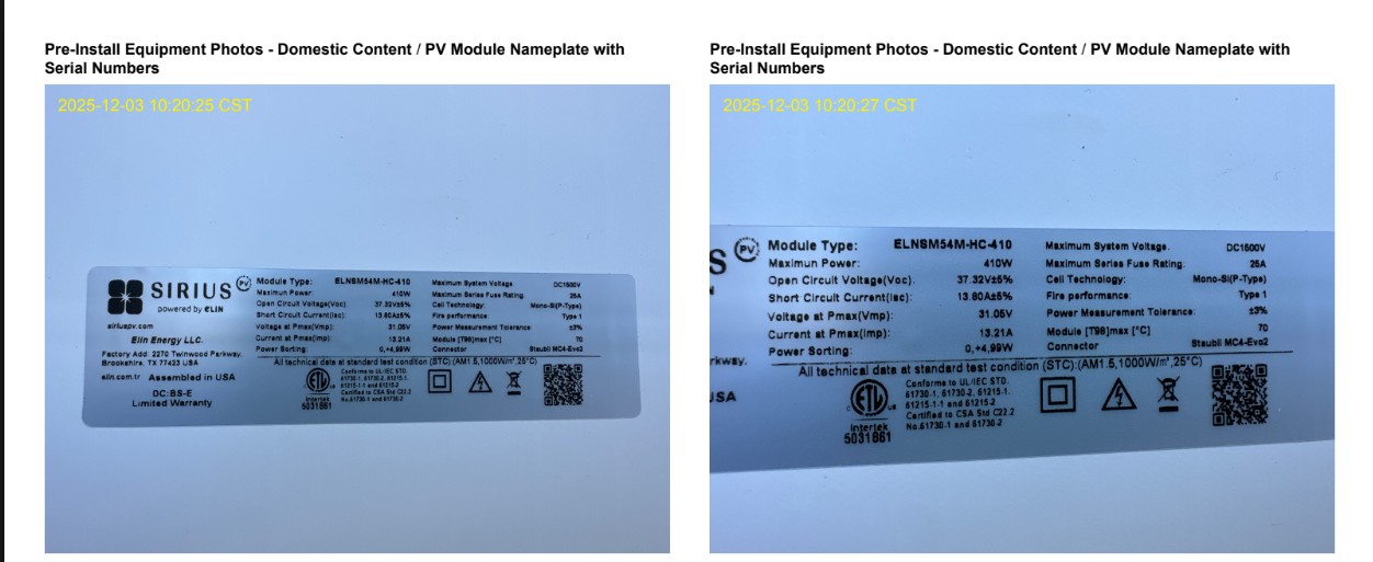 Solar Panels Installation
